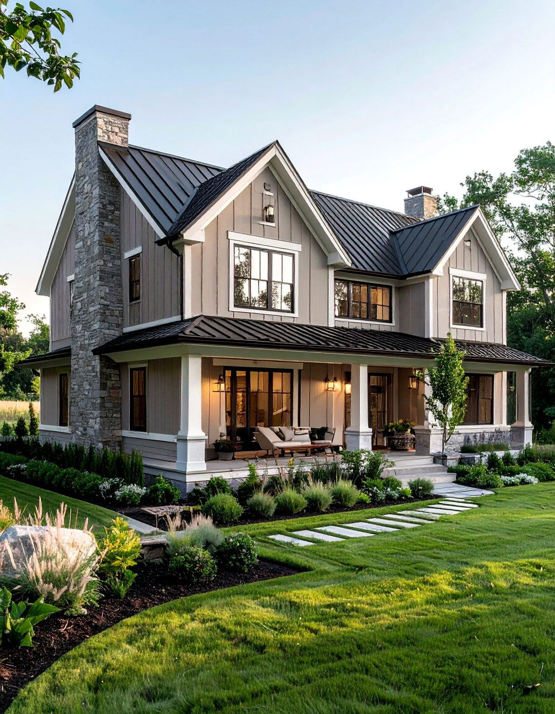Warm Greige Exterior Paint