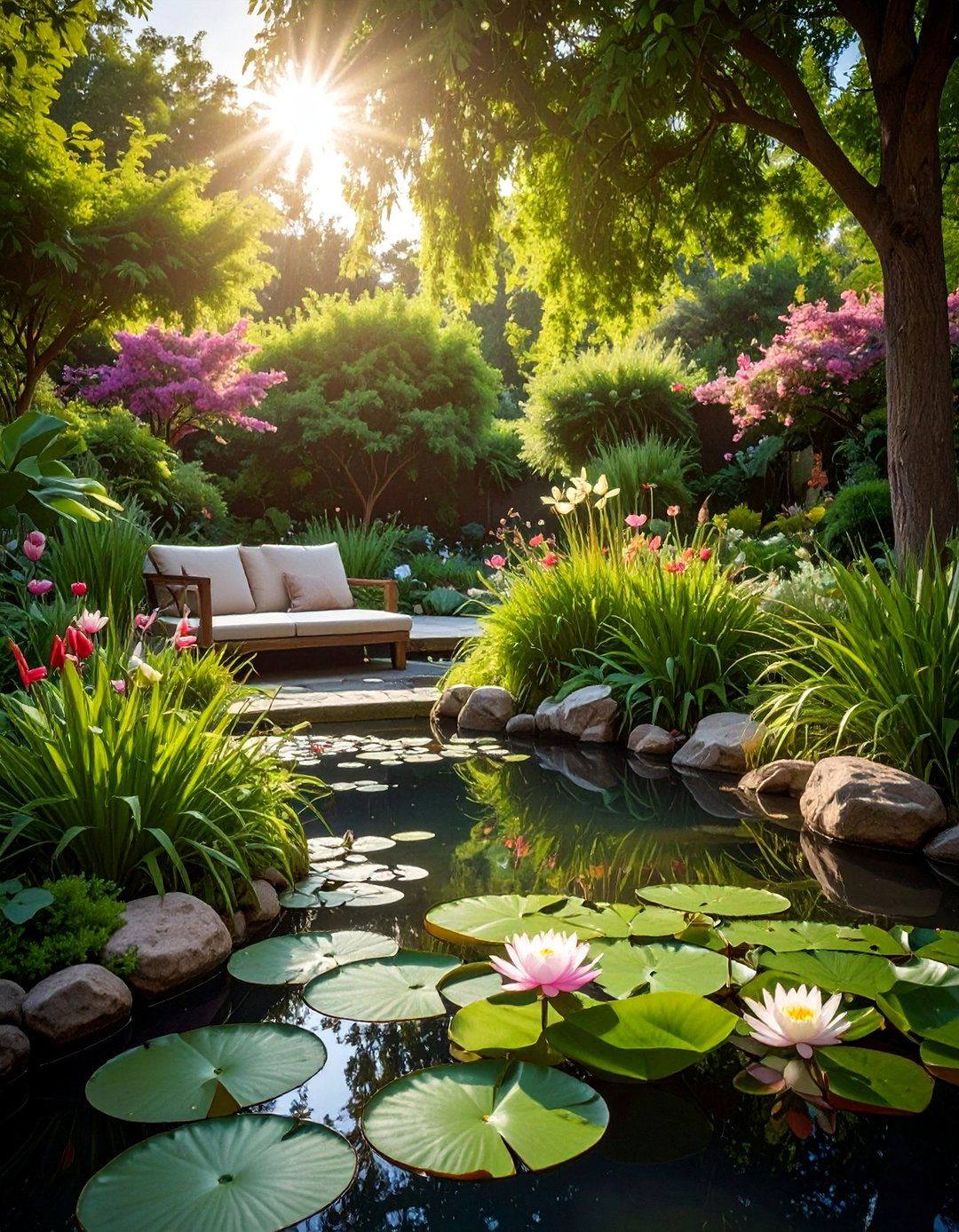 Water Garden Secret Oasis - 35 Secret Garden Ideas for a Hidden Outdoor Retreat