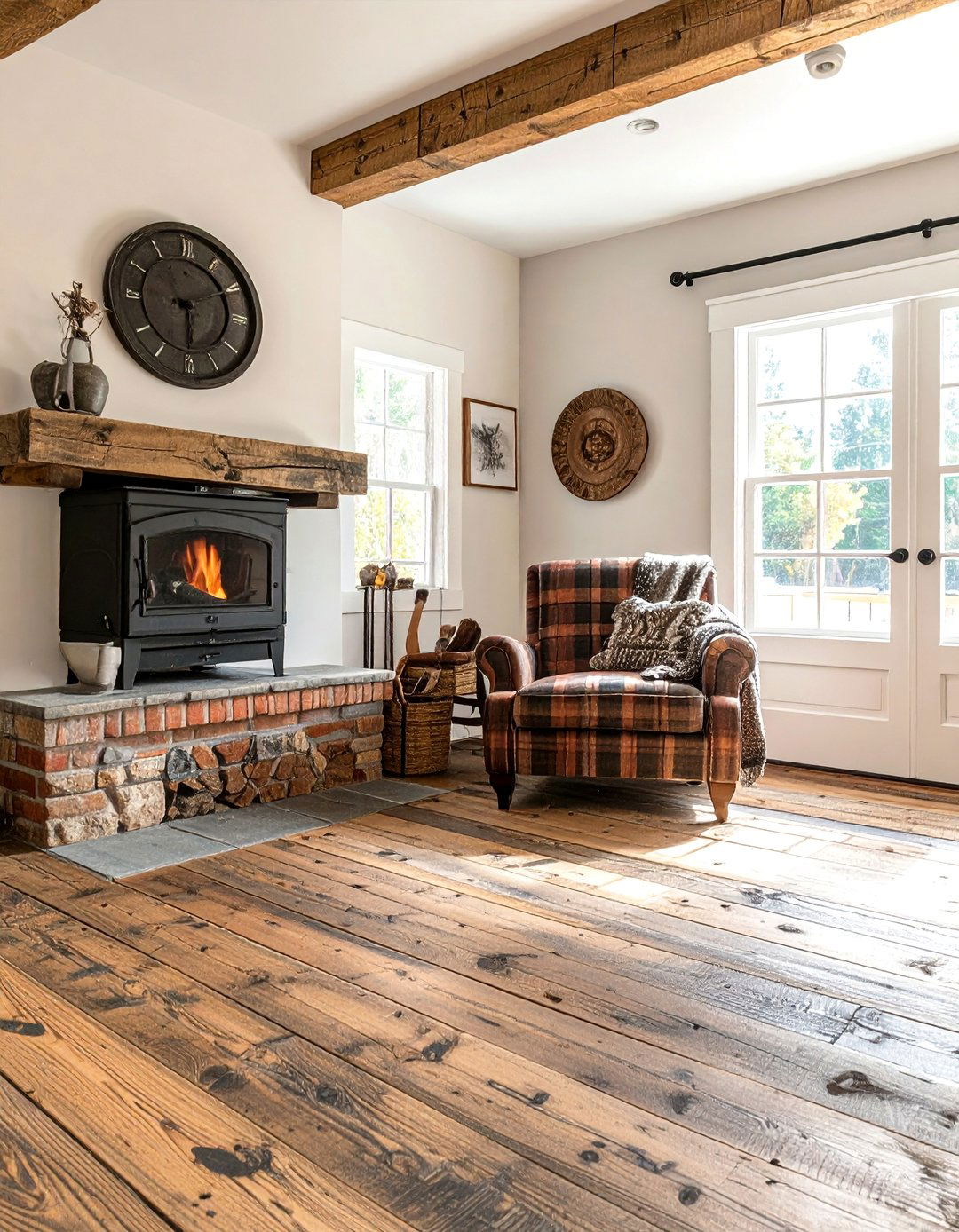 Weathered Barnwood Wood Floor - 30 Wood Floor Colors to Transform Your Home