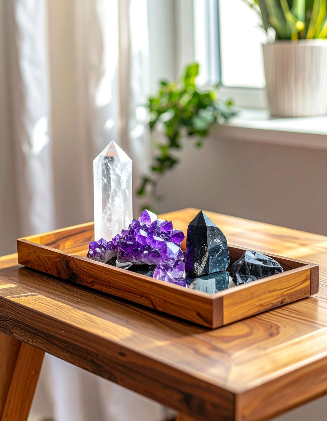 Whimsigoth Decor with Crystal and Geode Displays - 30 Whimsigoth Decor Ideas to Enchant Your Space