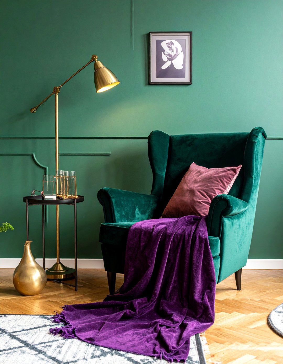 Whimsigoth Decor with Jewel Toned Velvet Furniture - 30 Whimsigoth Decor Ideas to Enchant Your Space
