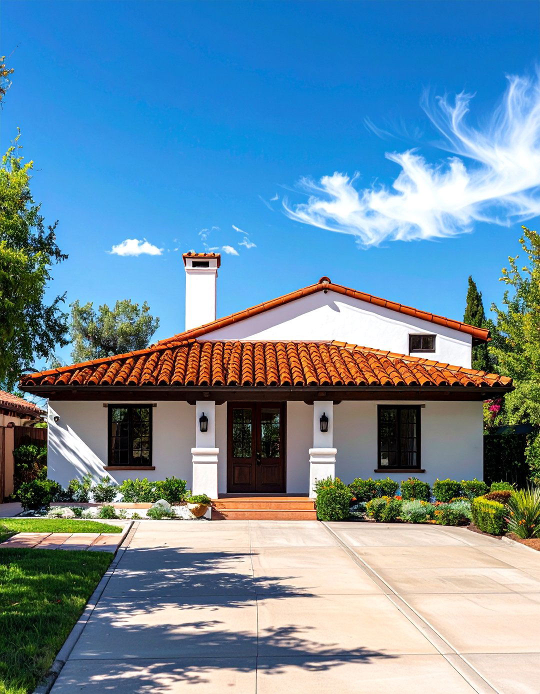 White Stucco Finish Spanish Bungalow Exterior - 25 Spanish Bungalow Exterior Ideas for Timeless Appeal