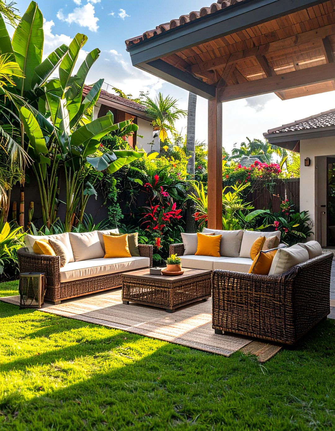 Wicker Paradise - 40 Cozy Outdoor Seating Ideas for Your Backyard