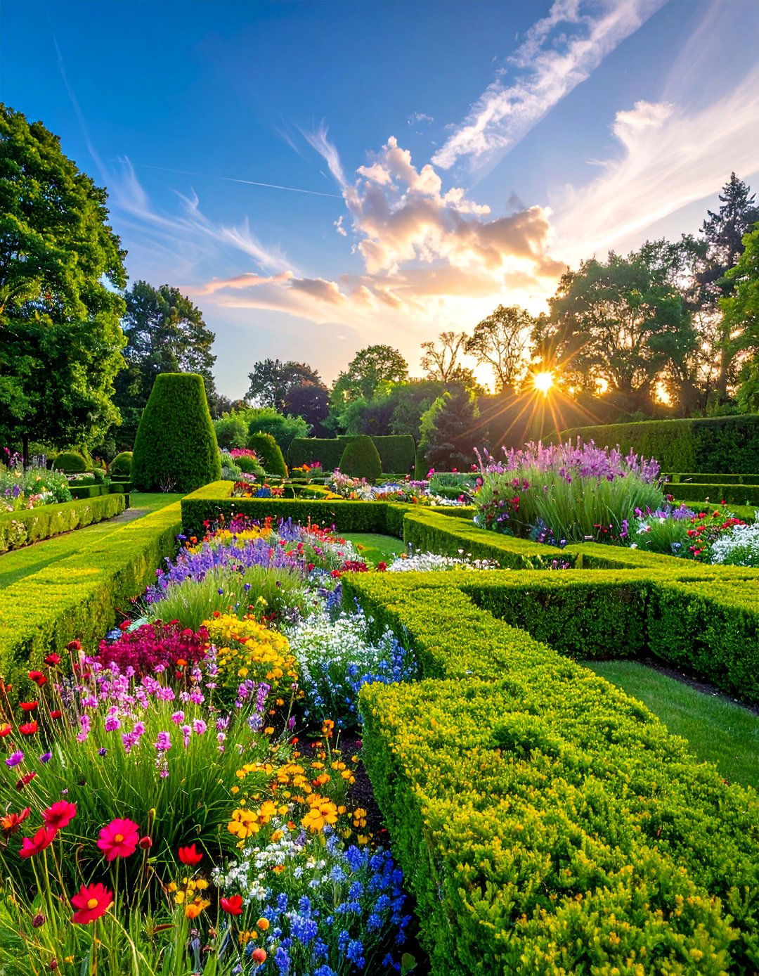 Wildflower Meadow Parterre Garden - 25 Parterre Garden Ideas for Elegant Landscaping