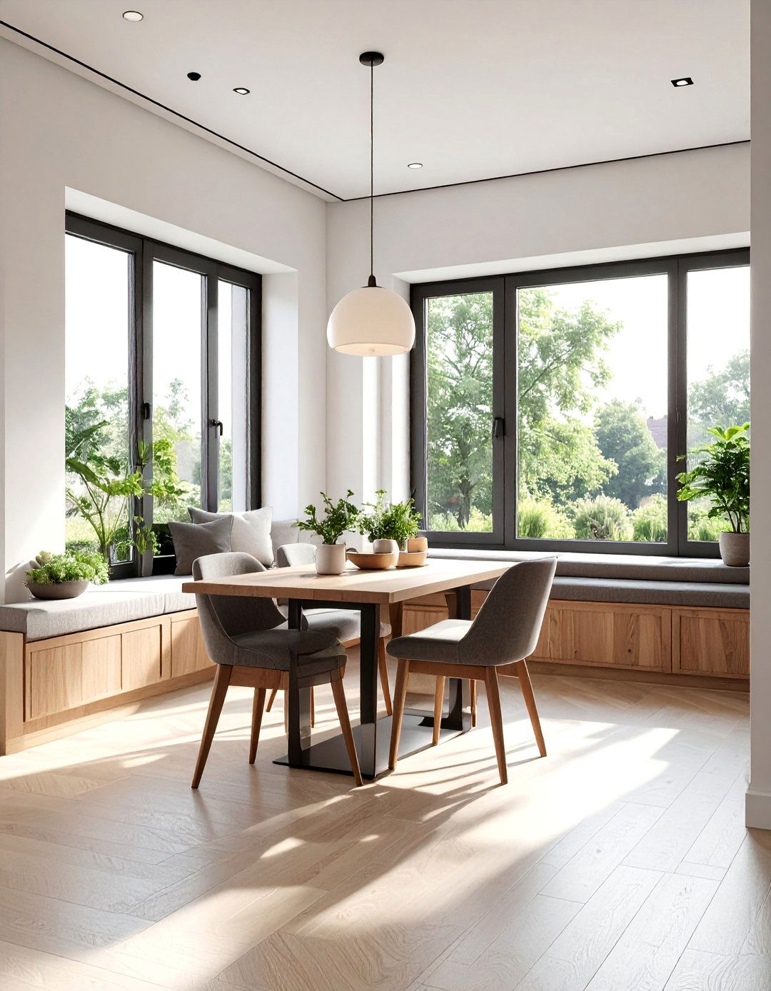 Window Seat Dining Room - 20 Casual Dining Room Ideas for Everyday Comfort