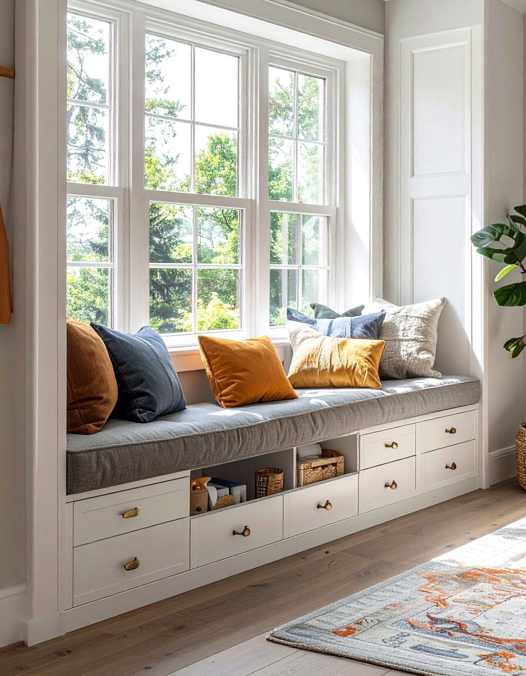 Window Seat with Drawers - 40 Window Seat Ideas for a Cozy and Functional Space