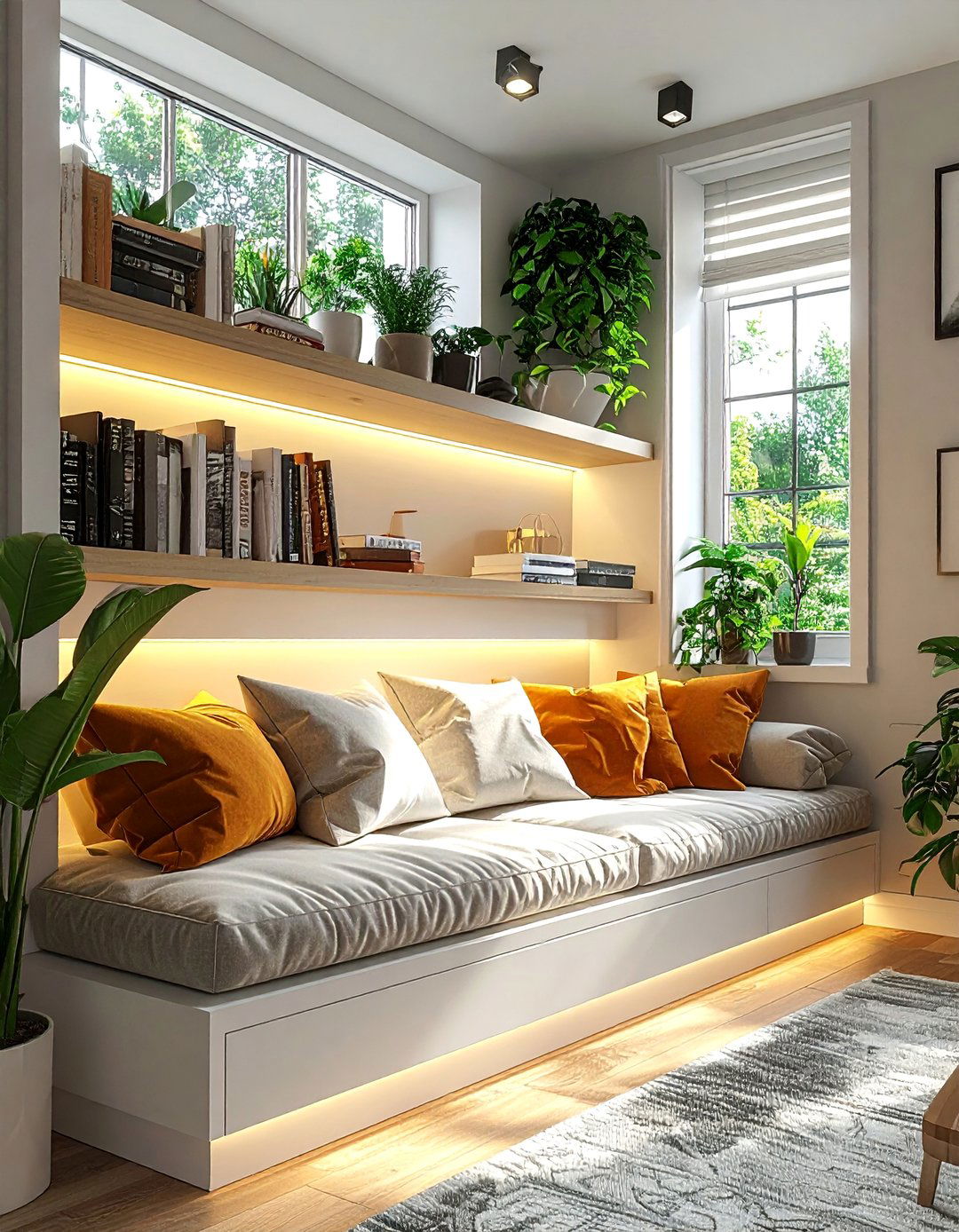 Window Seat with Shelving - 40 Window Seat Ideas for a Cozy and Functional Space