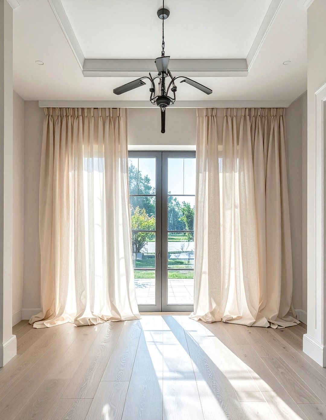 Window Treatment Drama - 50 Foyer Decor Ideas to Make a Grand First Impression