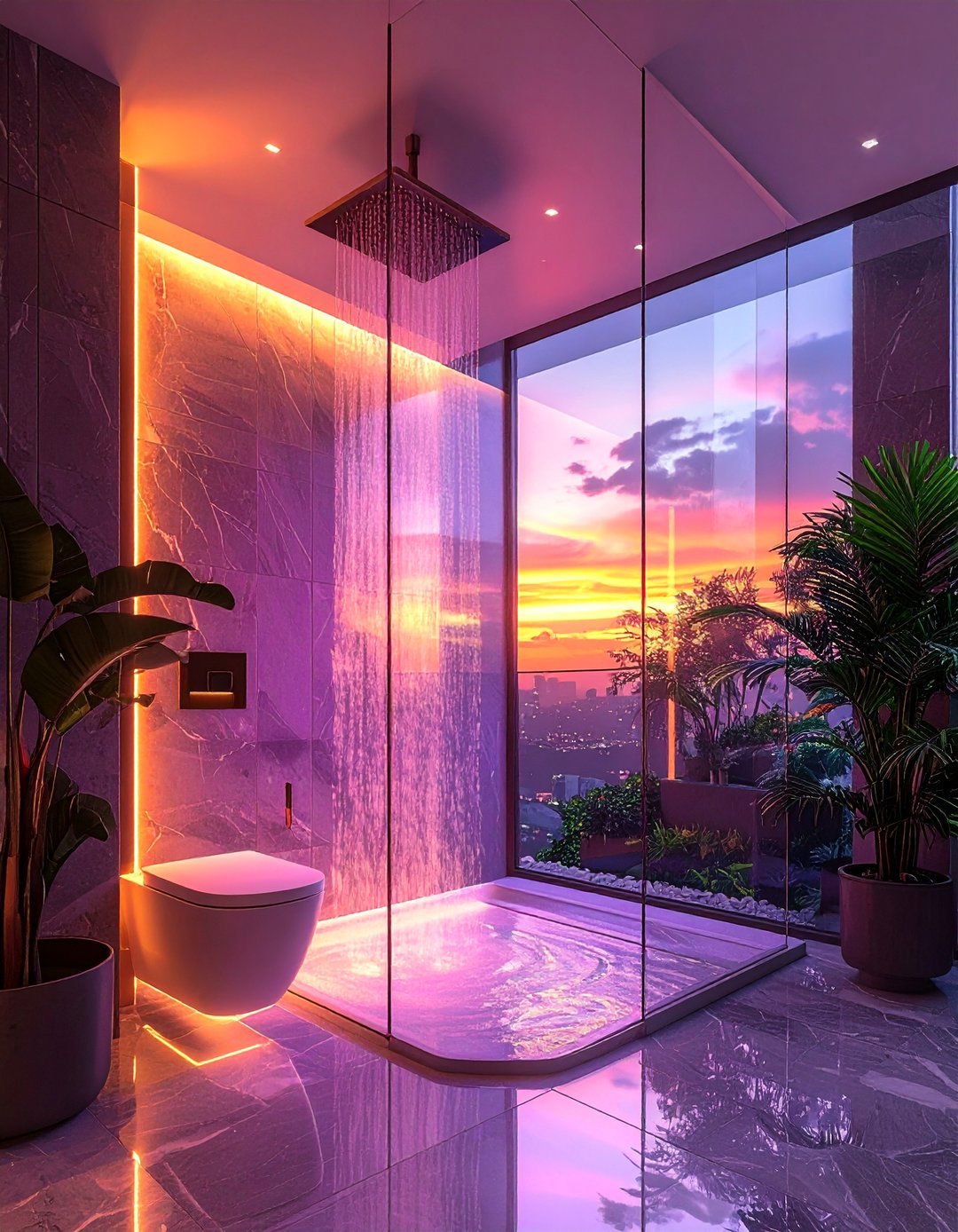 Window Wall Systems - 30 Shower Window Ideas to Brighten Up Your Bathroom