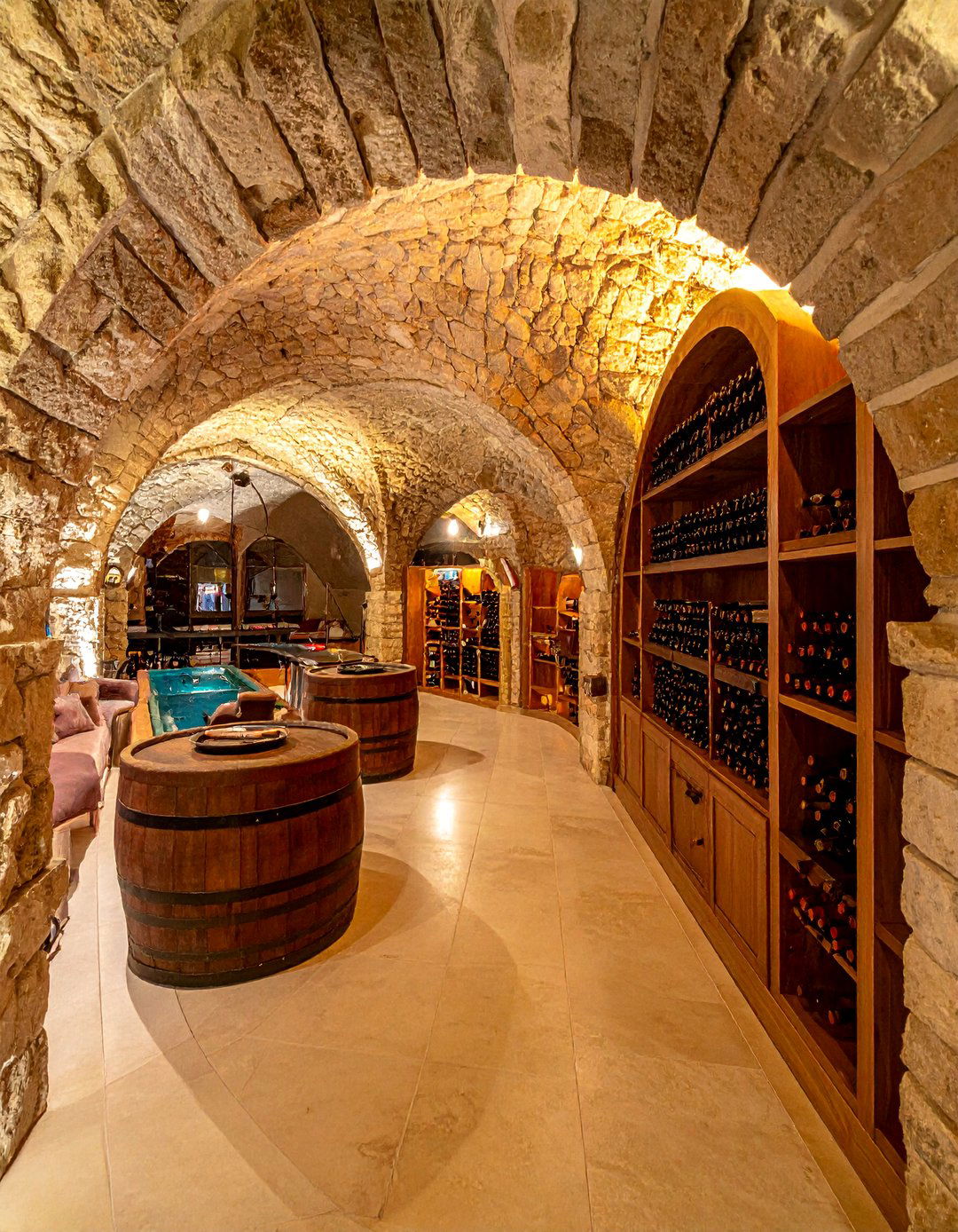 Wine Cellar Integration - 20 Cigar Room Ideas for a Luxurious Smoking Lounge