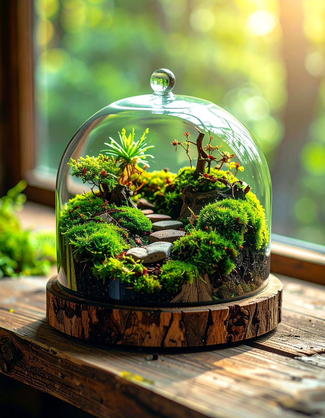 Woodland Moss Terrarium - 40 Terrarium Ideas to Bring Nature Indoors