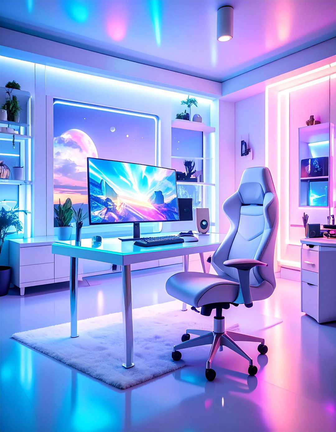 Y2K Aesthetic Gaming Room - 20 Gamer Girl Room Ideas for a Fun and Stylish Setup