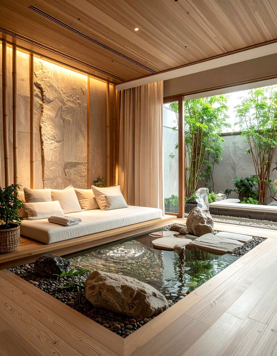 Zen Garden Tranquility - 30 Romantic Hotel Room Ideas for a Dreamy Getaway