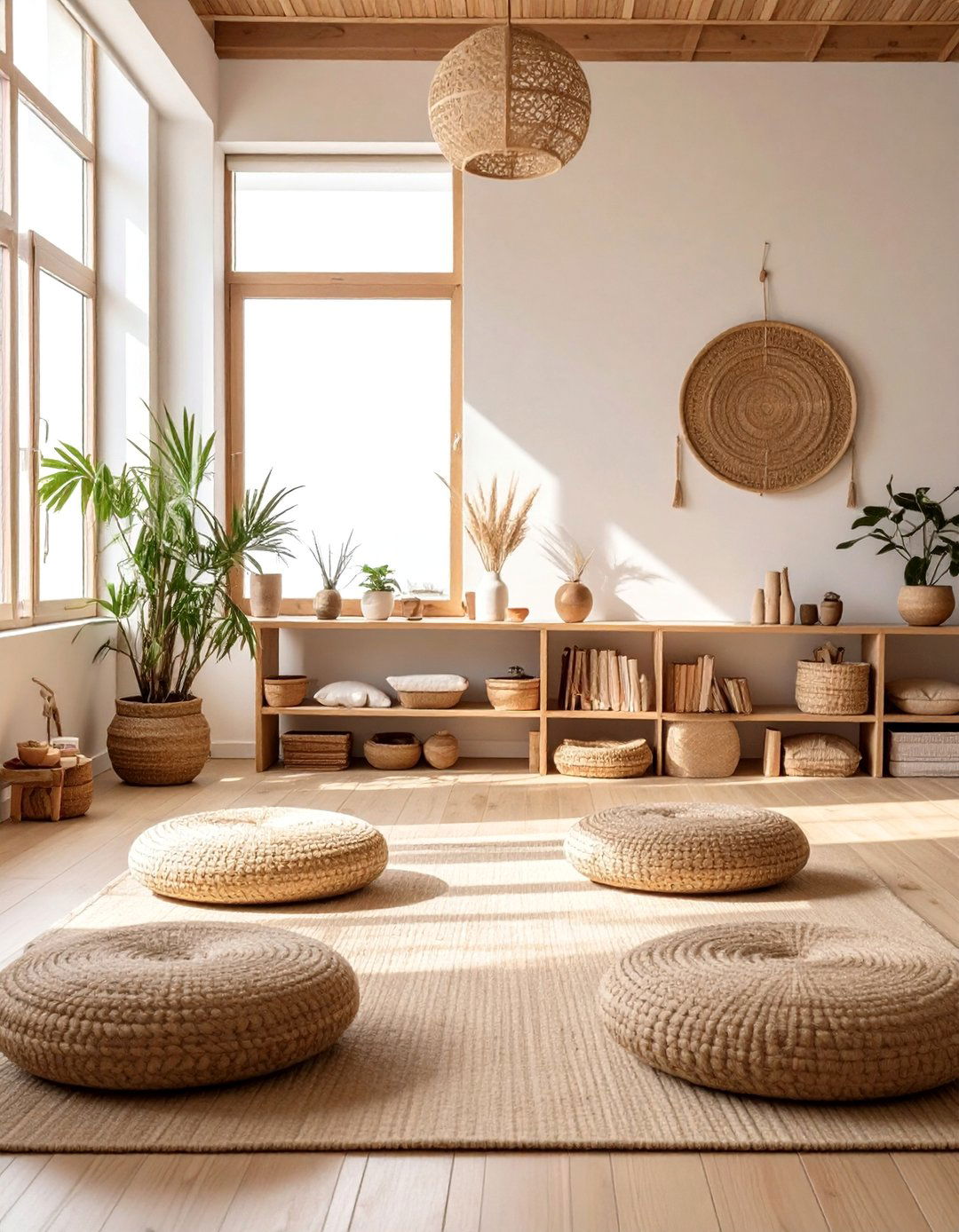 Zen Meditation Craft Retreat - 25 Craft Room Ideas for an Organized and Creative Space