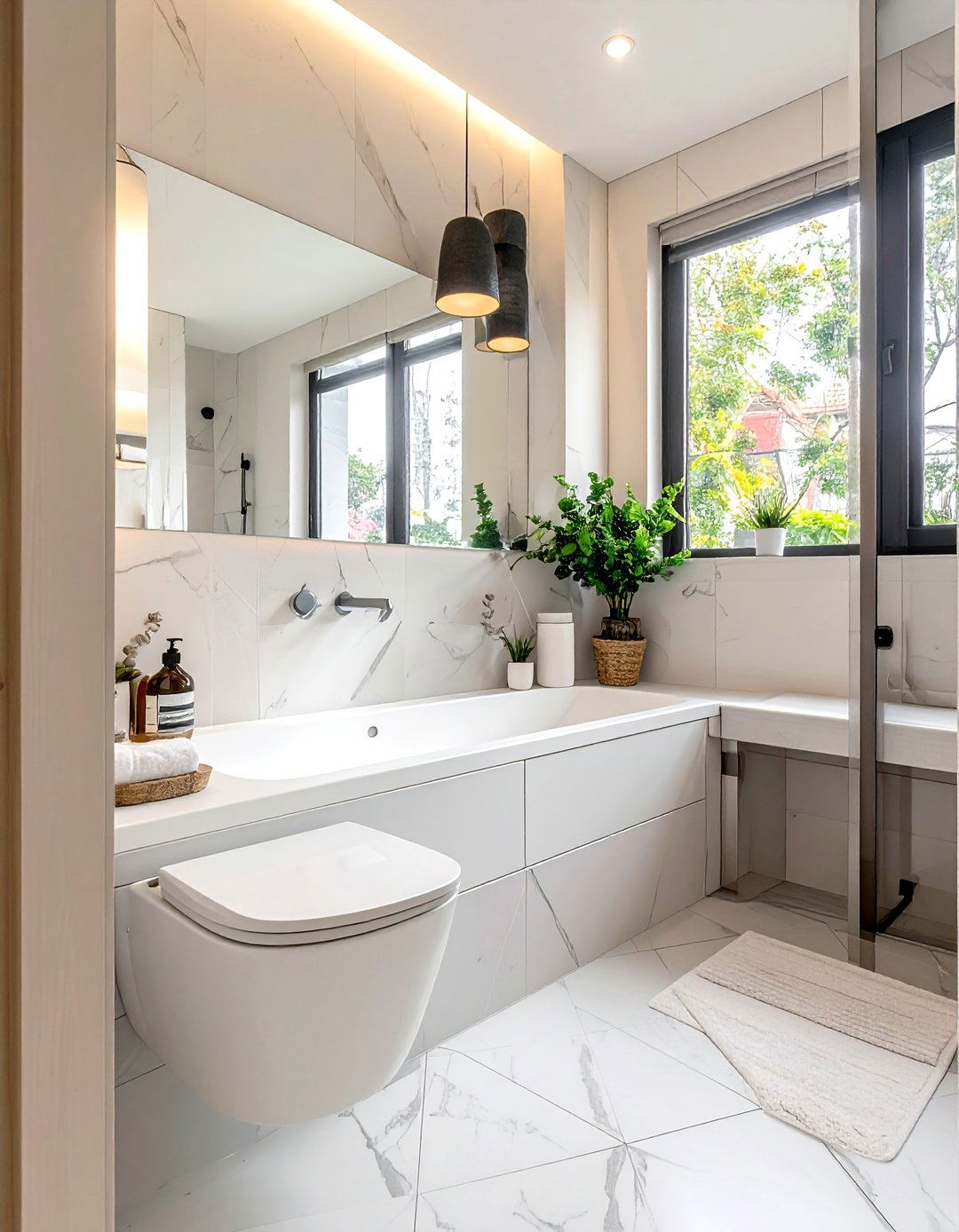 A Minimalist Color Palette for a Small Ensuite Design - 25 Small Ensuite Design Ideas for Stylish Spaces