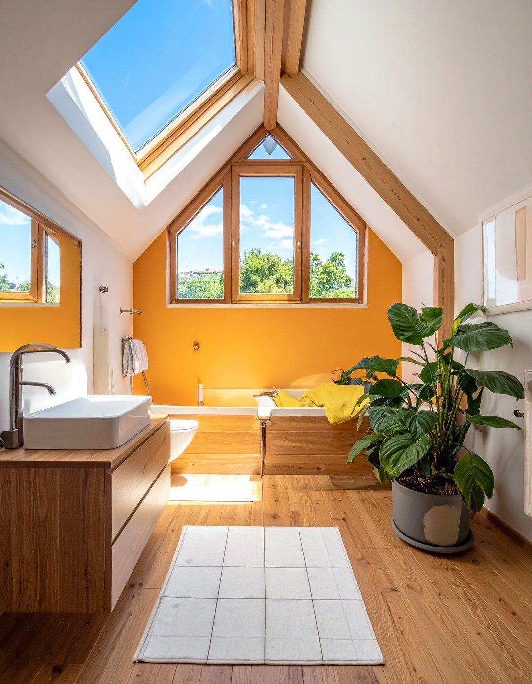 A Skylight for a Small Ensuite Design - 25 Small Ensuite Design Ideas for Stylish Spaces