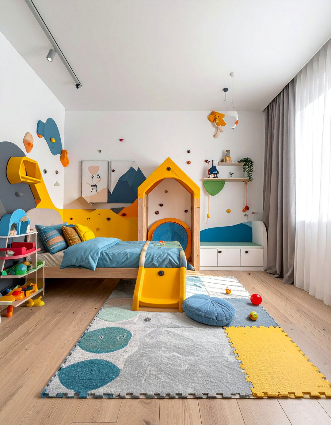Active Play Zone - 40 Toddler Room Ideas for Fun and Functionality