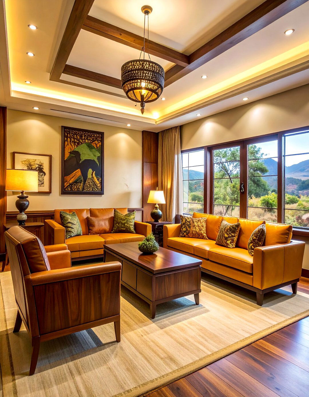 African Safari Trophy Gallery - 25 Hunting Room Ideas for the Ultimate Sportsman's Retreat