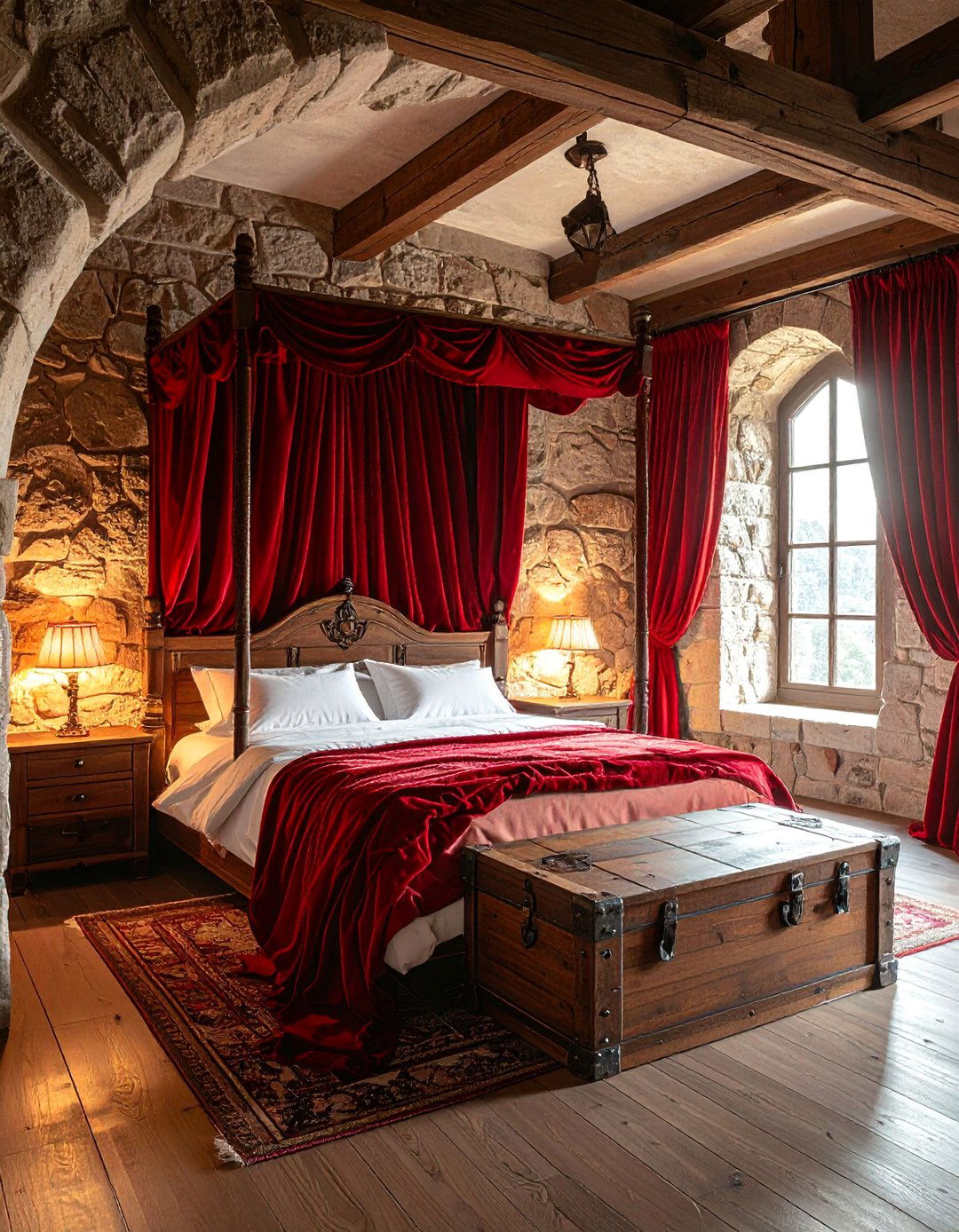 Ancient Castle Chamber Bedroom - 20 Fantasy Bedroom Ideas to Create a Dreamy Escape