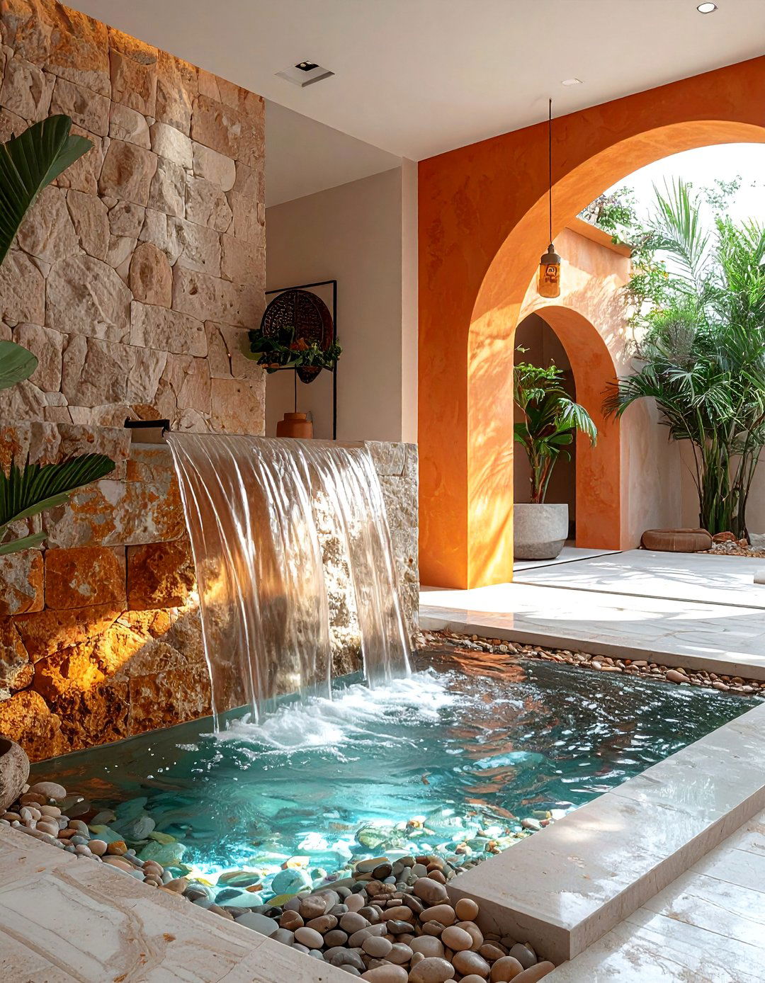 Arabic Interior Design Incorporating Indoor Water Features - 20 Arabic Interior Design Ideas for a Luxurious Home