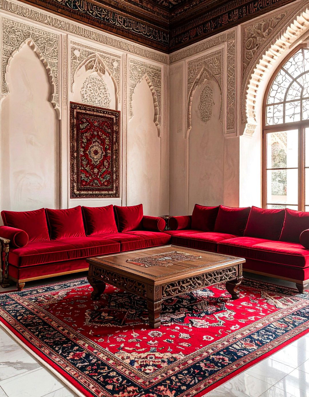 Arabic Interior Design with Majlis Seating - 20 Arabic Interior Design Ideas for a Luxurious Home
