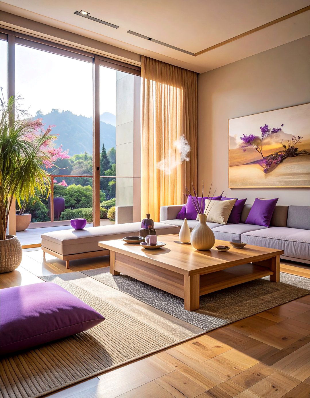 Aromatic Element Incorporation Strategy - 25 Japanese Style Living Room Ideas for Zen Vibes