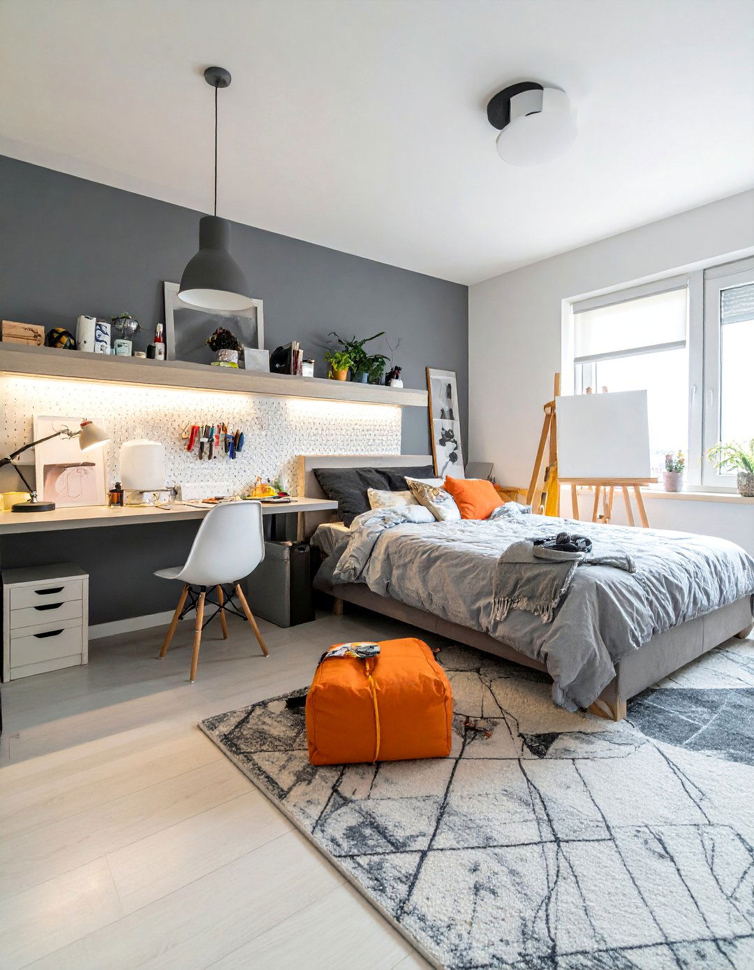 Artistic Creative Workshop - 40 Teenage Boy Bedroom Ideas for a Cool and Functional Space