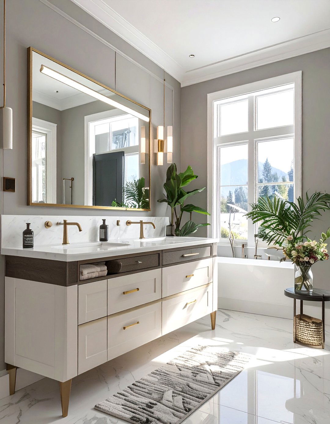 Artistic Hardware Collections - 40 Elegant Primary Bathroom Ideas for a Luxurious Space