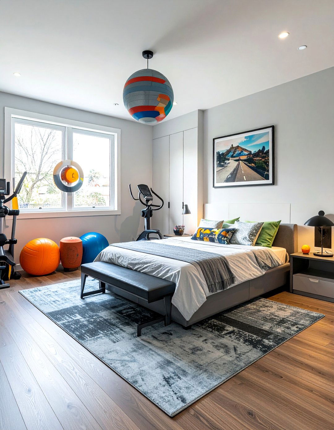 Athletic Performance Training Zone - 40 Teenage Boy Bedroom Ideas for a Cool and Functional Space