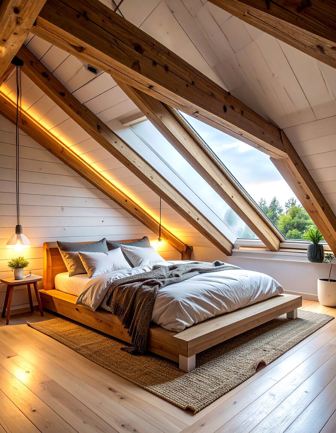 Attic Sloped Ceiling Bed Nooks - 15 Bed Nook Ideas to Maximize Your Bedroom Space
