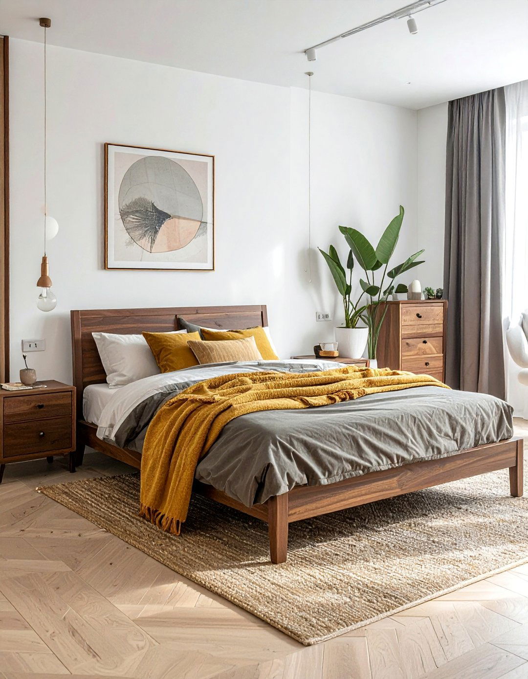 Bachelor Room with Natural Wood Elements - 25 Bachelor Room Ideas for Modern Single Men