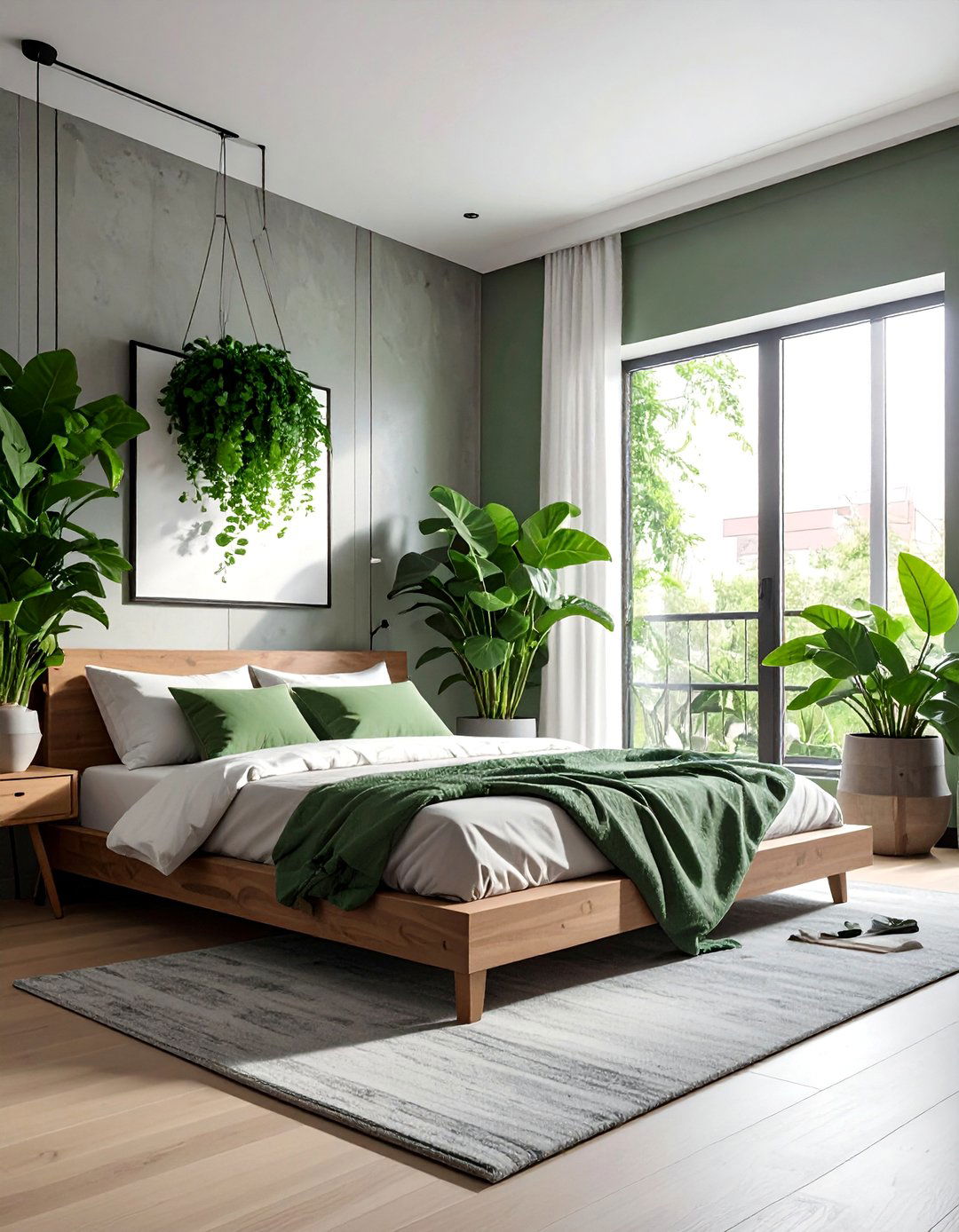 Bachelor Room with Plants and Greenery - 25 Bachelor Room Ideas for Modern Single Men