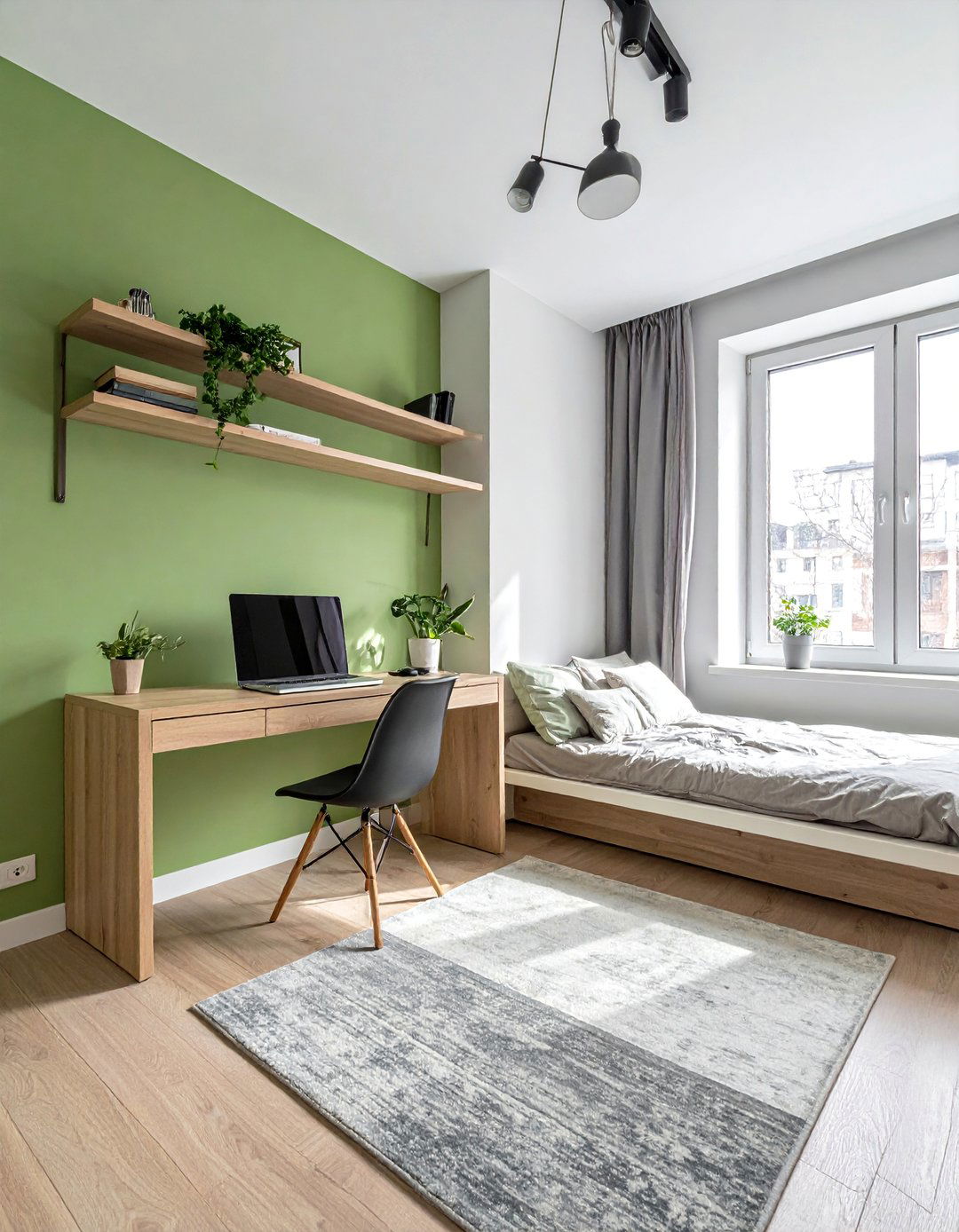 Bachelor Room with a Dedicated Workspace