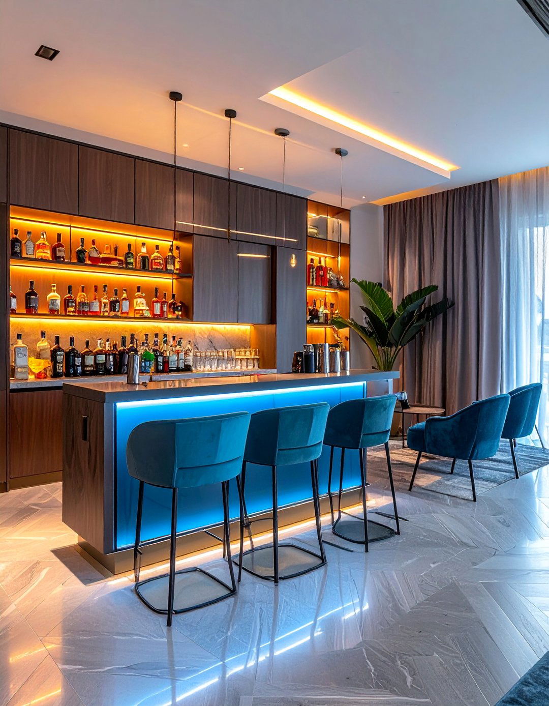 Bar Cart Entertainment Zone