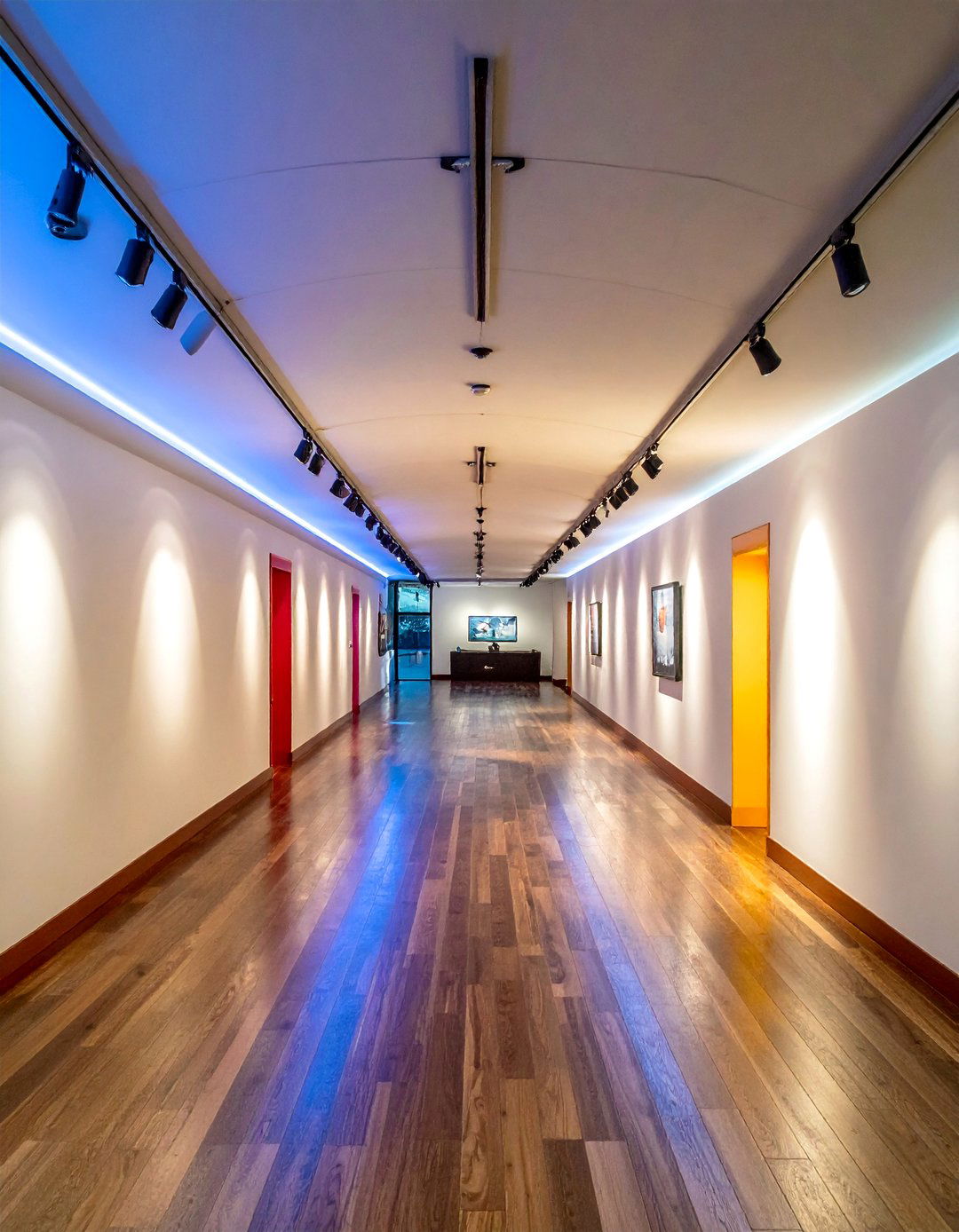 Barrel Ceiling Hallway with Gallery Lighting - 20 Barrel Ceiling Ideas for a Unique Architectural Feature