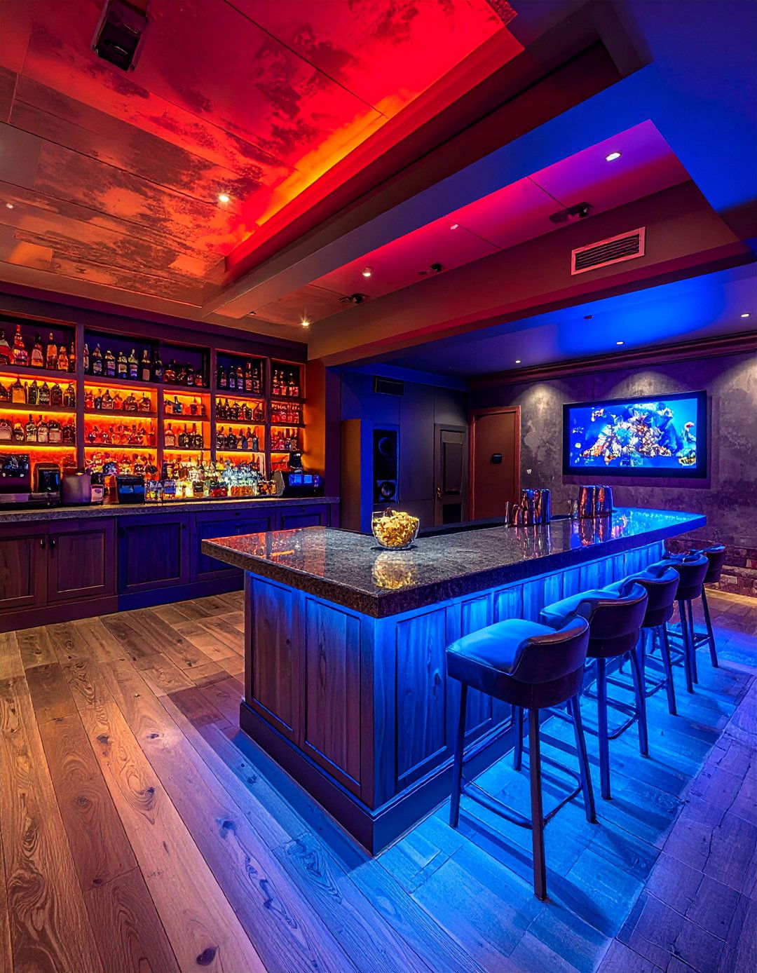 Basement Bar Theater Combo - 25 Basement Home Theater Ideas for Movie Nights
