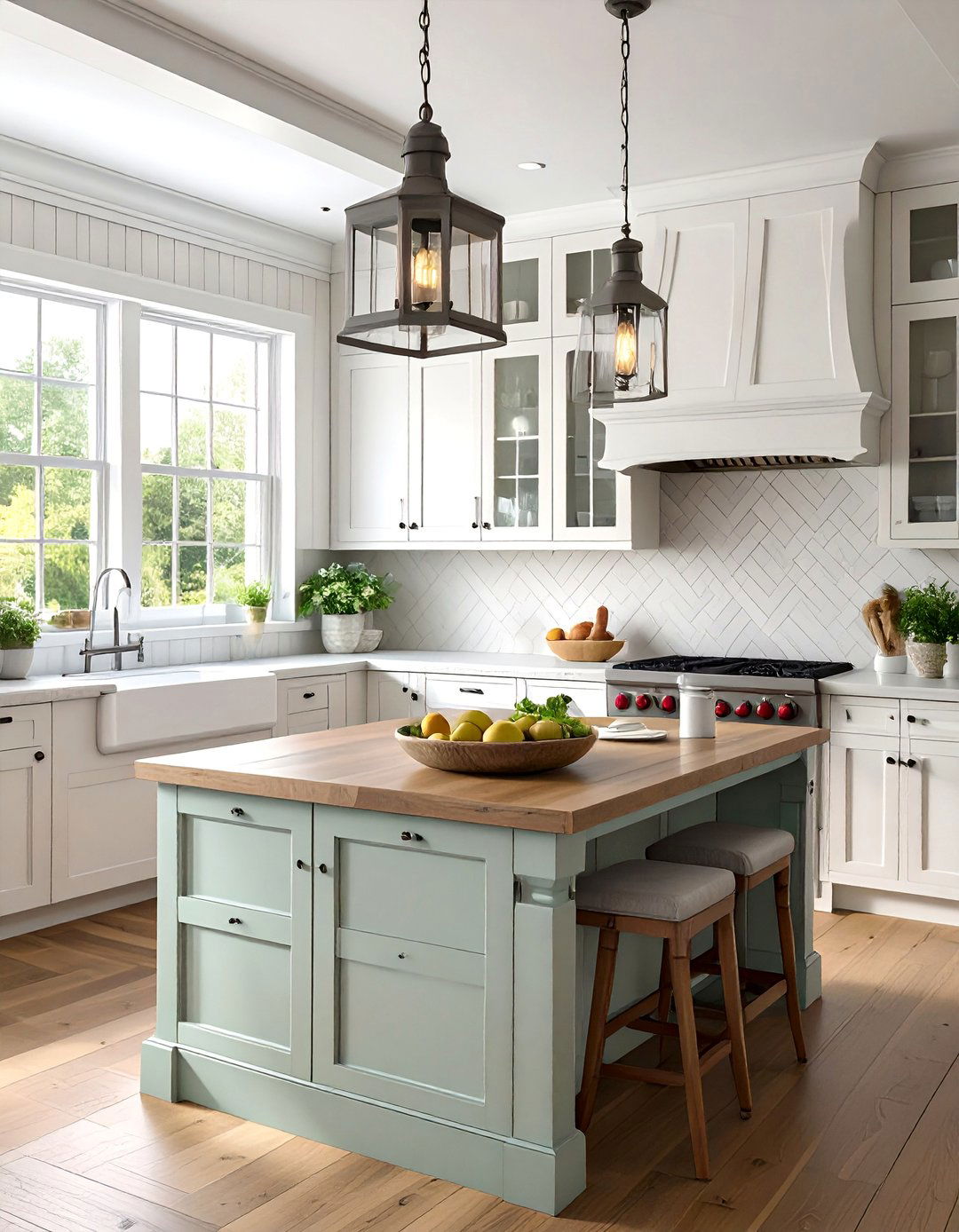 Beadboard Paneling in a Shabby Chic Kitchen - 15 Charming Shabby Chic Kitchen Ideas for Vintage Style