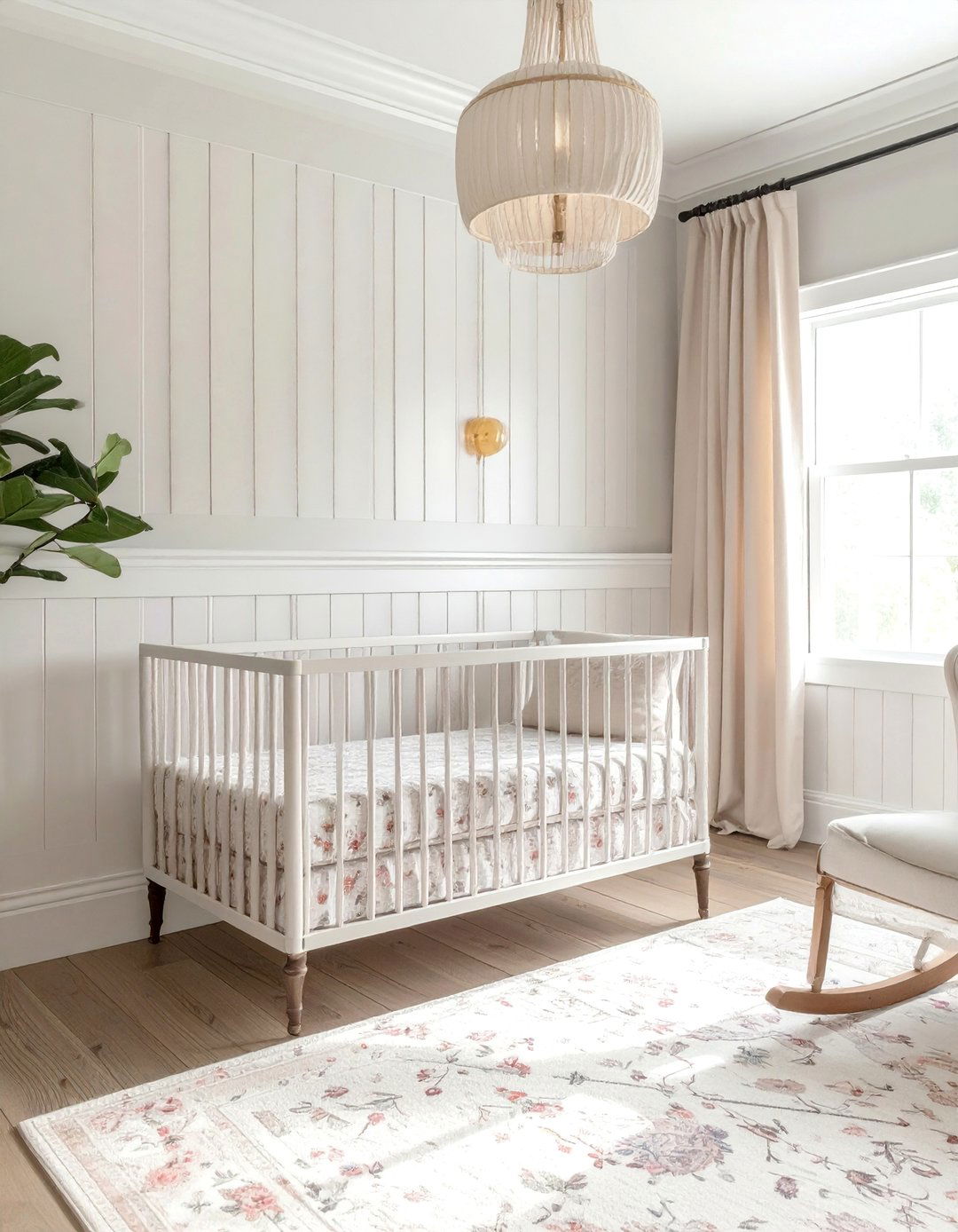 Beadboard Wainscoting Nursery - 15 Wainscoting Nursery Ideas for a Classic Look