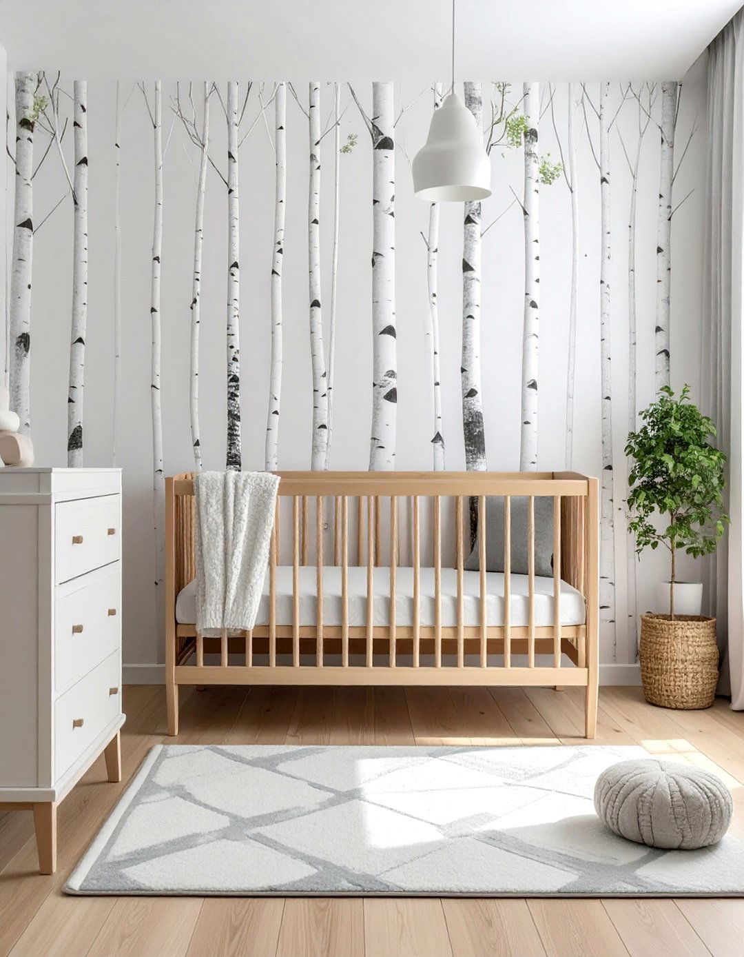 Birch Tree Decal Woodland Nursery - 25 Woodland Nursery Ideas for a Cozy Baby Room