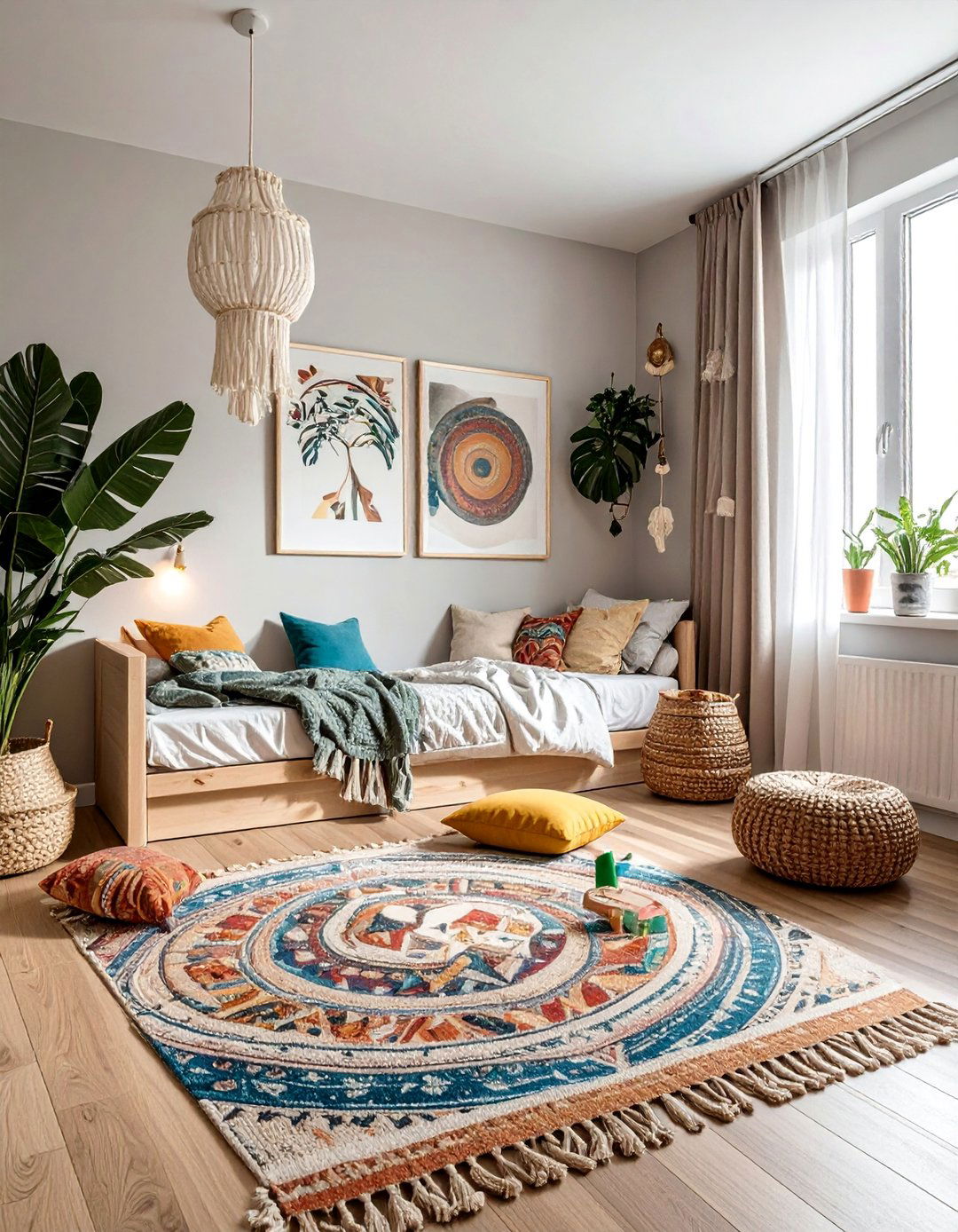 Bohemian Cozy Retreat - 40 Toddler Room Ideas for Fun and Functionality