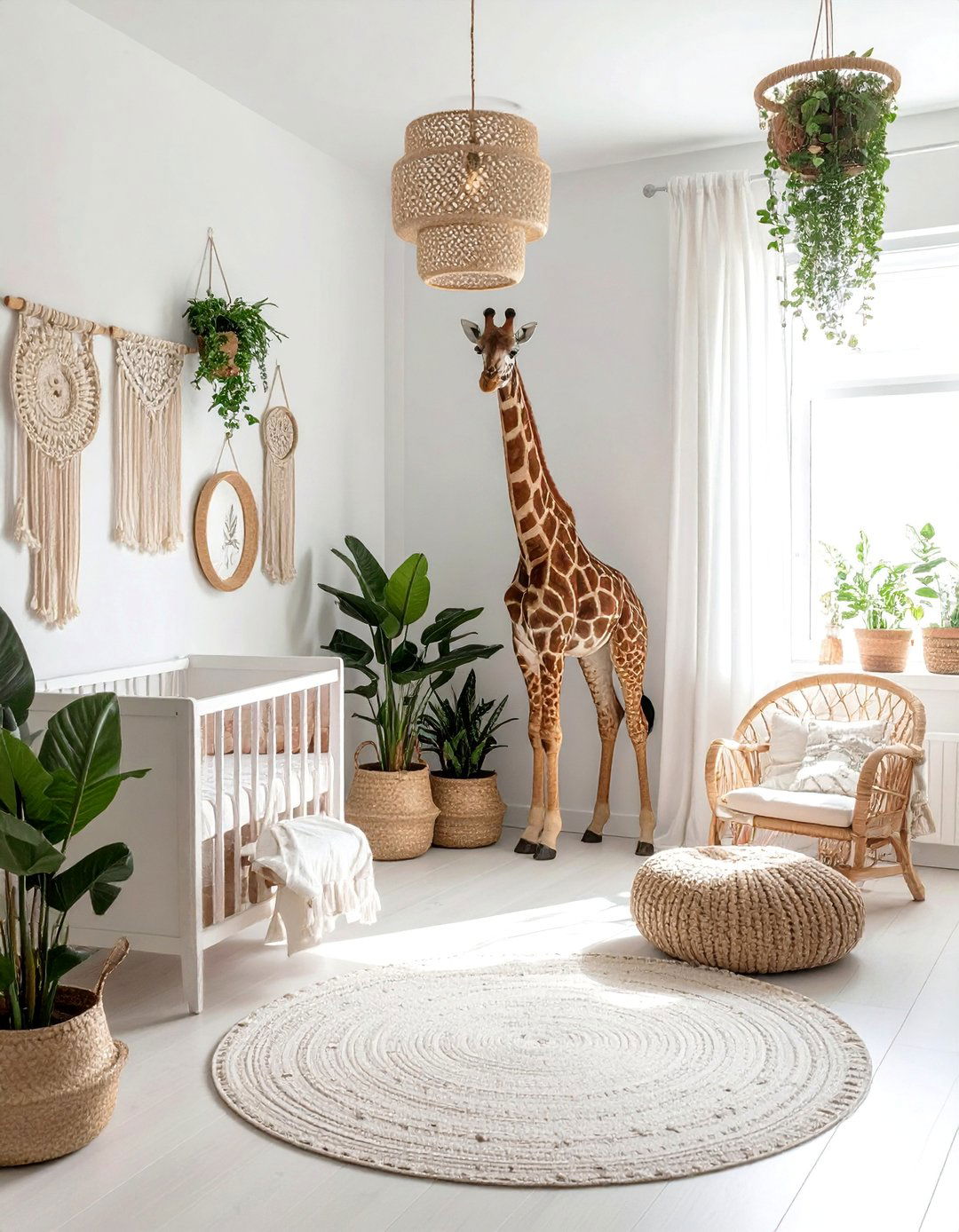 Bohemian Giraffe Paradise Nursery - 15 Giraffe Nursery Ideas for a Fun and Whimsical Room