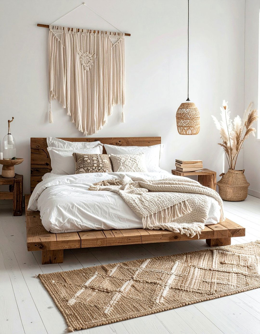 Bohemian Moroccan Bedroom with Low Slung Platform Beds - 20 Bohemian Moroccan Bedroom Ideas for a Cozy Retreat