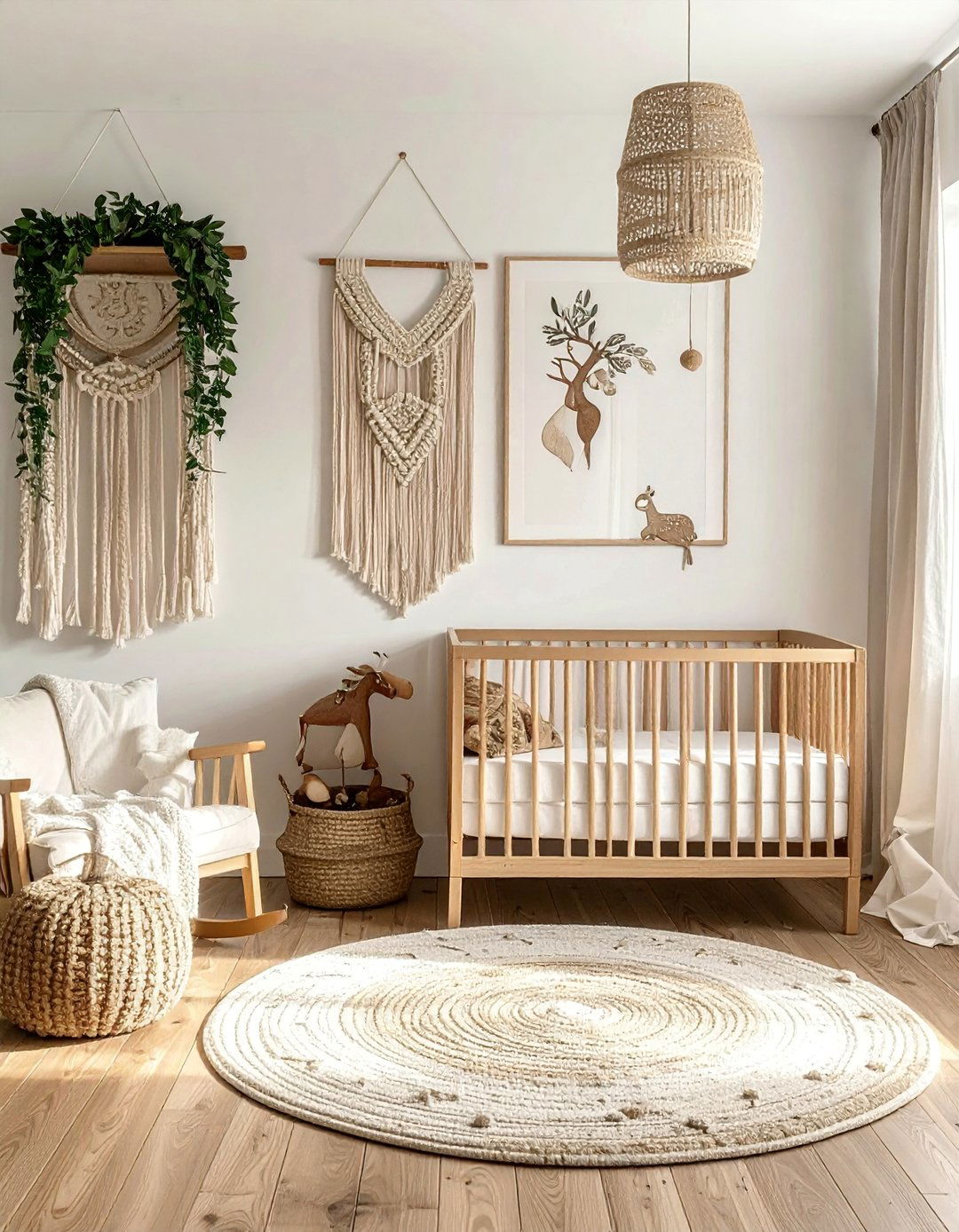 Bohemian Woodland Retreat - 25 Adorable Twin Nursery Ideas for Your Babies