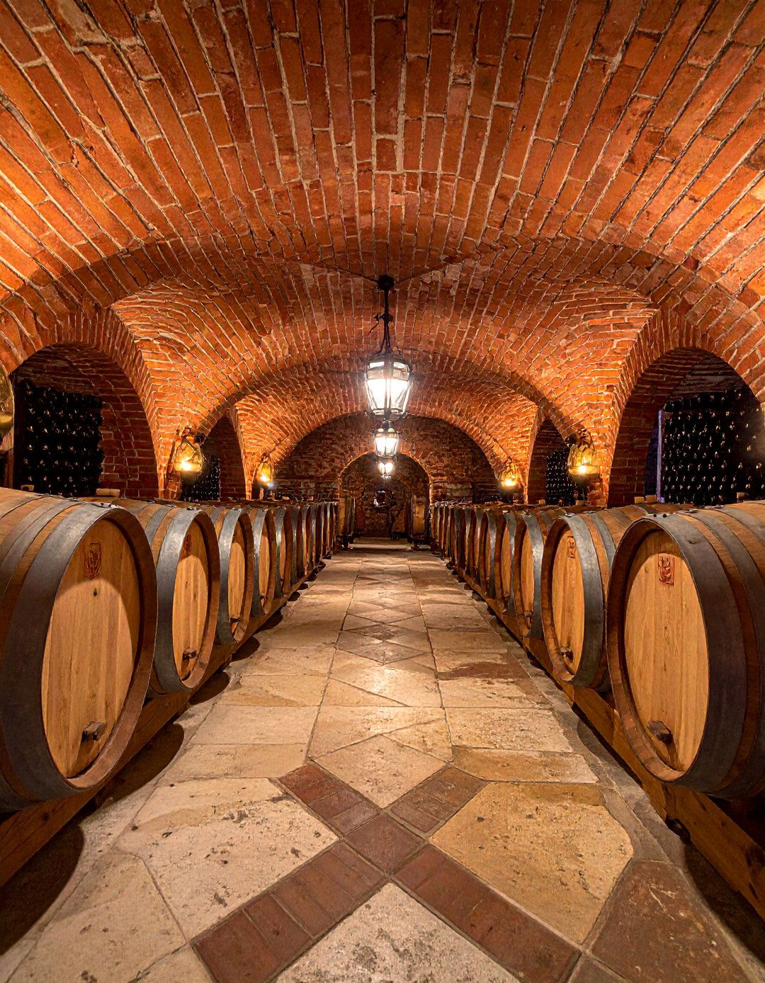 Brick Barrel Ceiling for Industrial Wine Cellars - 20 Barrel Ceiling Ideas for a Unique Architectural Feature