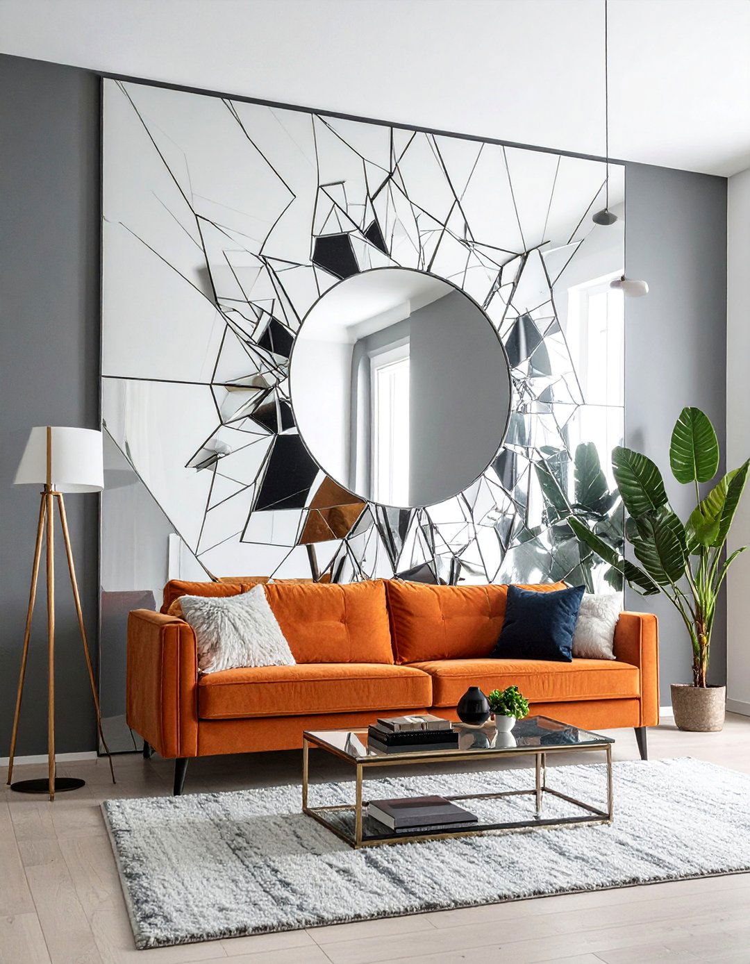 Broken Mirror Mosaic Mirror - 20 Mosaic Mirror Ideas for Unique Home Decor