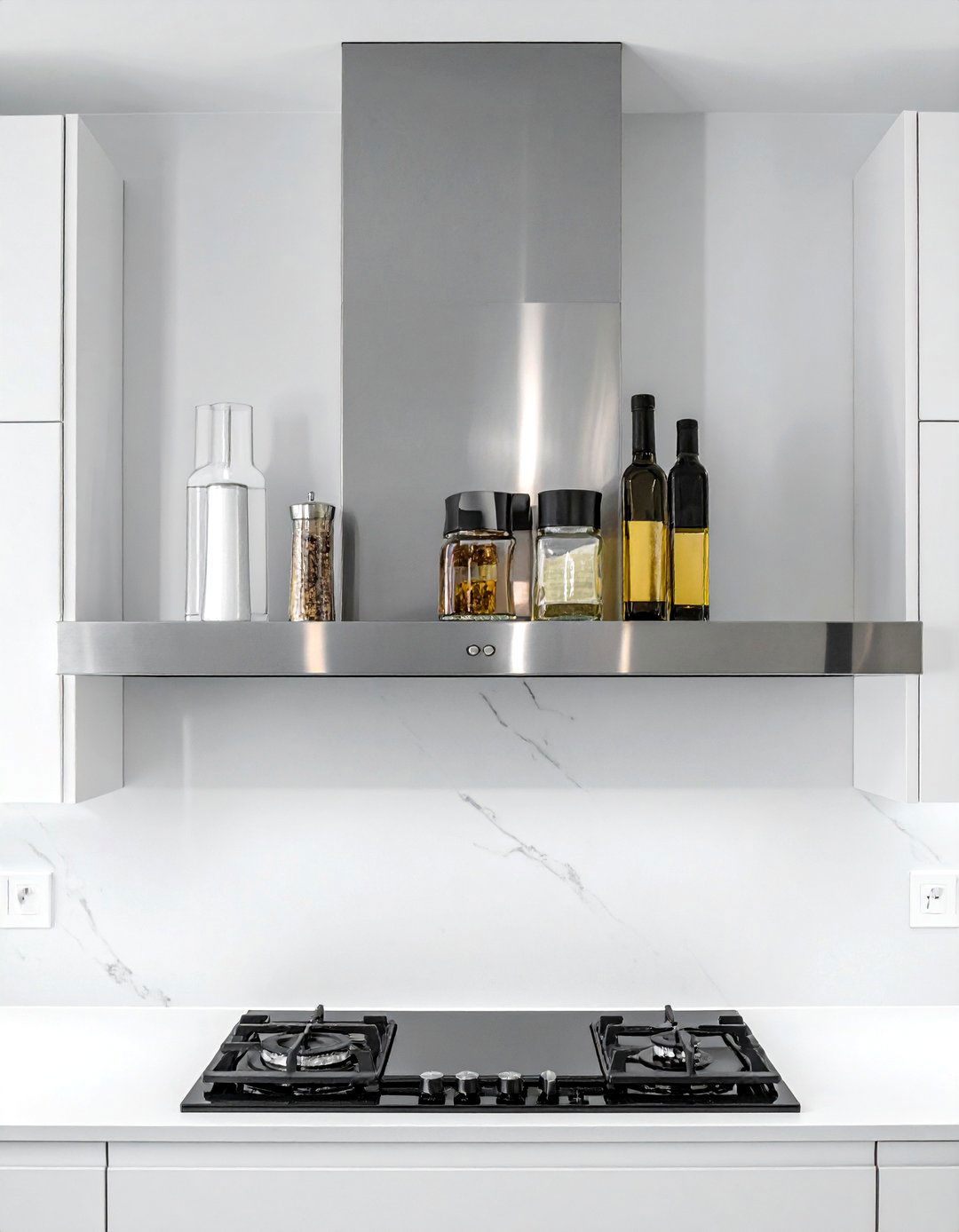 Built in Range Hood Spice Rack - 40 Creative Spice Rack Ideas for Organized Kitchens