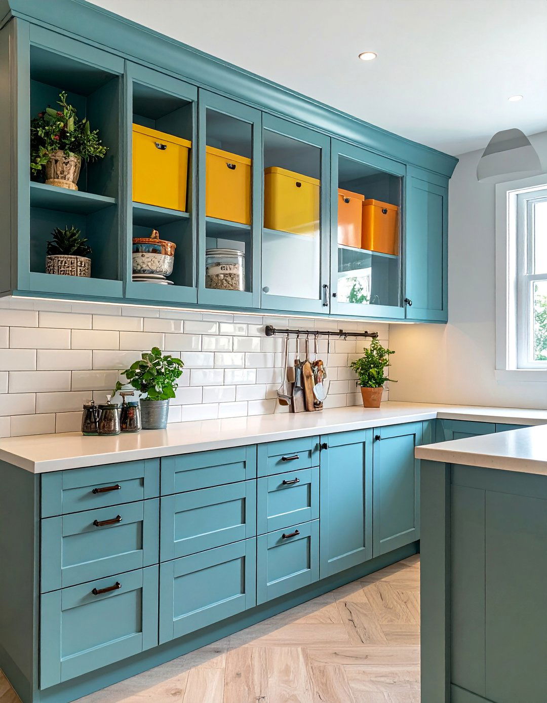 Cabinet Crown Molding Storage - 40 Small Kitchen Storage Ideas to Maximize Your Space