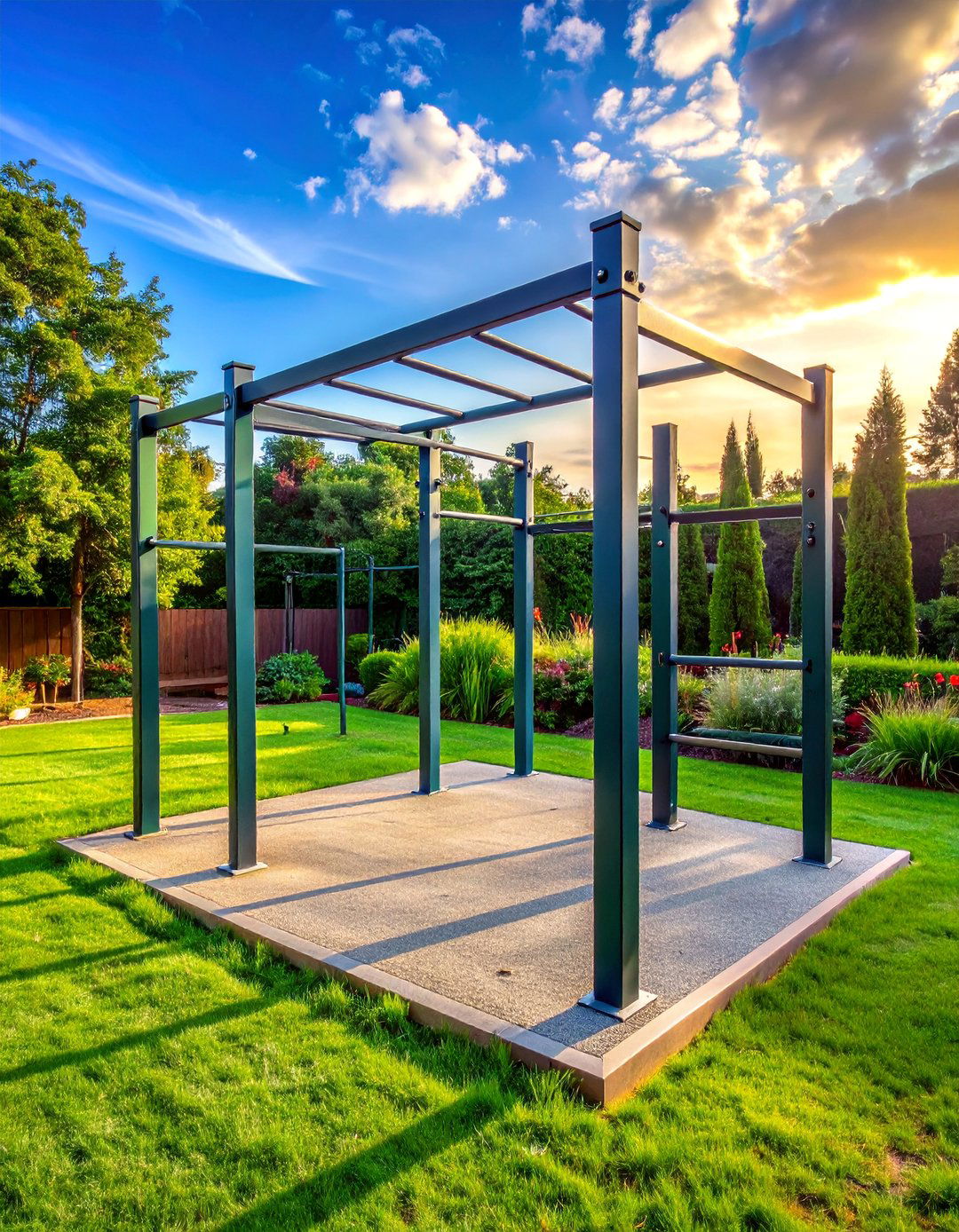 Calisthenics Training Station - 15 Garden Gym Ideas for Your Outdoor Fitness Space