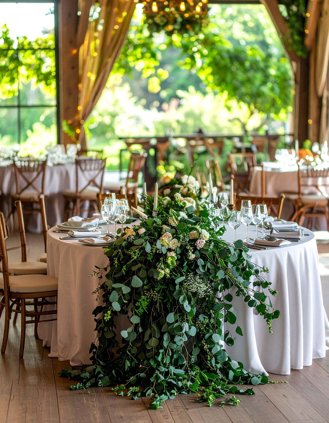 Cascading Greenery Arrangements - 30 Rehearsal Dinner Centerpiece Ideas for a Memorable Event