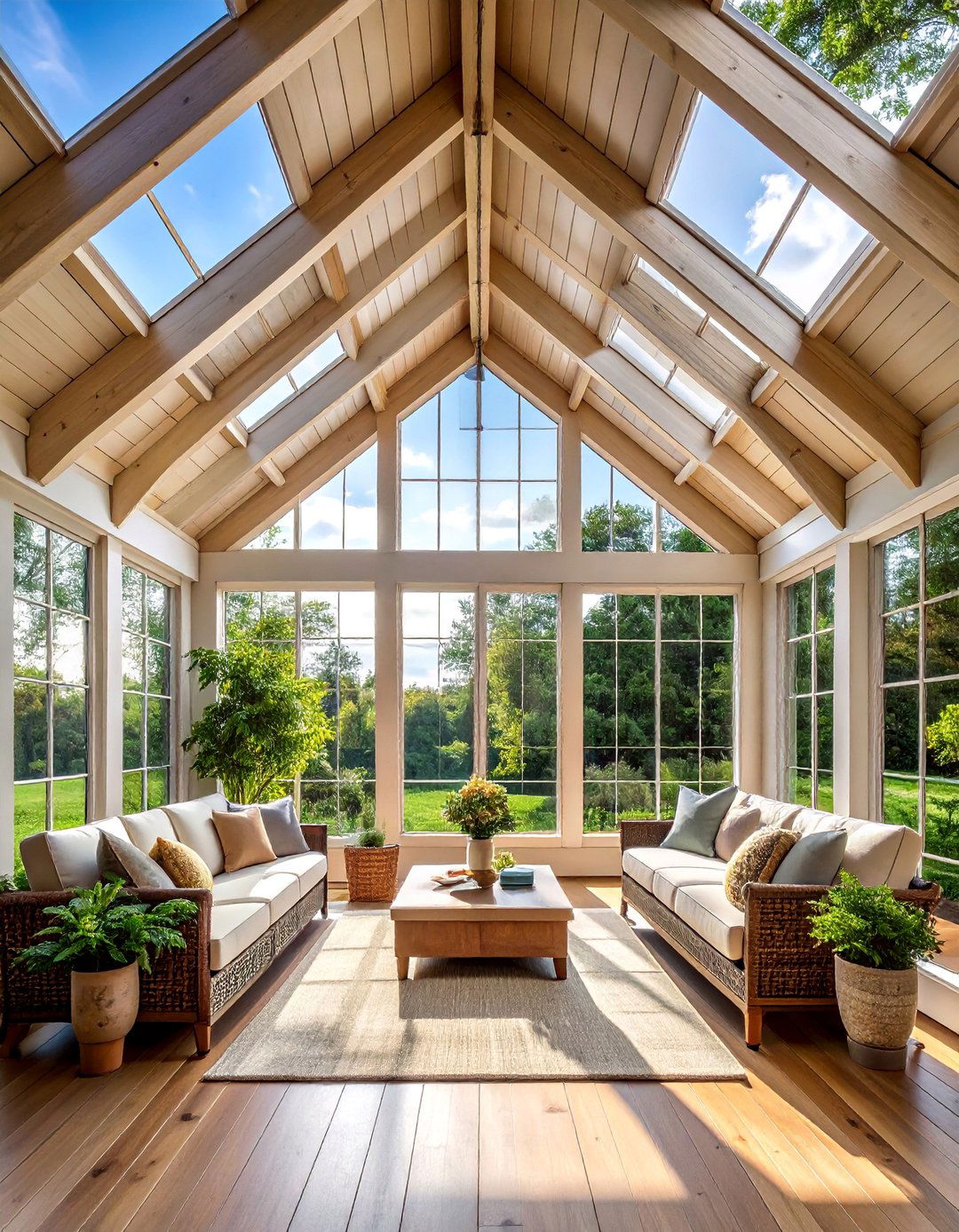 Cathedral Sunroom Ceilings - 20 Sunroom Ceiling Ideas to Elevate Your Indoor-Outdoor Space